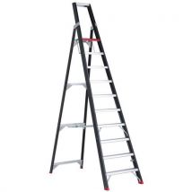 Single-access aluminium stepladders number of steps: 10