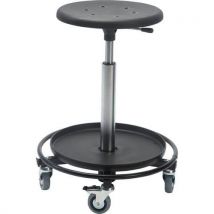 Stool polyurethane seat frame on wheels 5