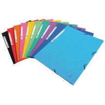 50 assorted elasticated 3-flap a4 folders