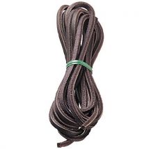 Pair of leather laces 1.15 m brown