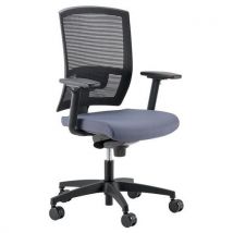 Mia office chair - 3d armrests - grey - linea fabbrica
