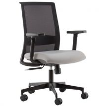 Square office chair grey