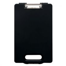 Plastic a4-size clipboard with narrow pocket
