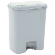 Dustbin pedal bin 45 l grey