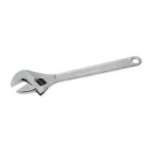 Chrome-plated adjustable wrench 600 mm 24