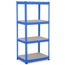Rapid 1 1980hx915wx455d blue 4 chipboard shelves