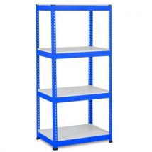 Rapid 1 2440hx915wx760mmd blue 4 melamine shelves