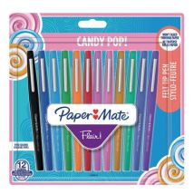 Set of 12 assorted flair candy pop felt-tip pens