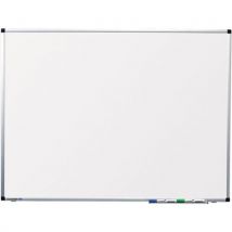 Premium whiteboard 100x200 cm white coated steel