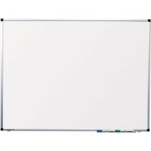 Premium whiteboard 75x100 cm white coated steel