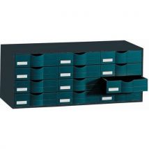 12-drawer filing unit black