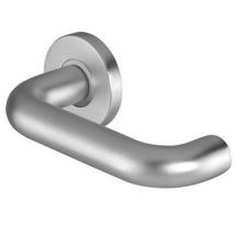 Altro 20mm roundbar door handle aluminium