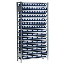 Shelving with storage drawers model: 3 and 5.3 l no. Of containers: 110