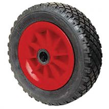 Puncture-proof polypropylene wheel with 20 mm centre bore - 120 kg