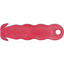 Ten disposable red safety knife cutters - klever