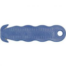 Ten disposable blue safety knife cutters - klever