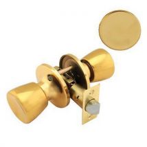 Touchpoint hotel door knobset passage polished brass