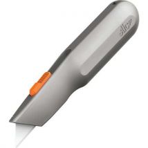Manual metal-handled utility knife - retractable blade