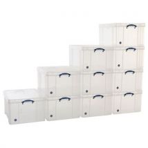 145 L clear really useful box pallet buy of 10
