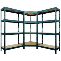 Rapid 3 pro - 2 bays 1500w x 450d and corner unit - grey