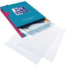 Pvc80 punched pocket smooth clear a4