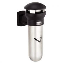 Wall mounted infinity cigarette butt receptacle
