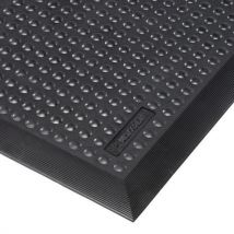 Single anti-static anti-fatigue mat black 900 x 1500 x 13 mm
