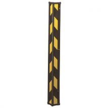 Yellow/black corner protectors l=1m luminescent
