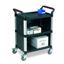 Plastic Utility Trolley with Closed Sides 150kg Capacity by Barton
