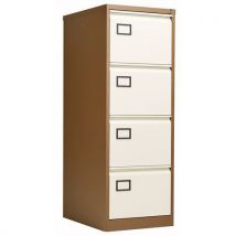 Bisley 4 drawer filing cabinet coffee cream