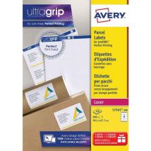 Pack of 800 white laser labels 99.1x67.7 mm