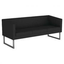 Punto 420 three-seater sofa - black