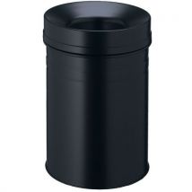 Fire-resistant steel bin h: 37 cm capacity: 15 l