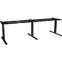 Synergi electric desk frame - 3 motor - black - 900cm feet