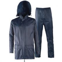 Vetipro soft pvc rain set - xl navy blue