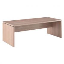 Flora straight desk L 210 cm walnut