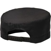 Black chefs skull caps - 1 size - kitchen uniforms -s899
