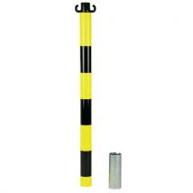 Metal pole with sleeves 0.80 yellow / black