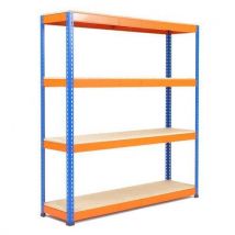 Rapid1 hd 2440hx1830wx1220d blue/orange 4 chipboard shelves