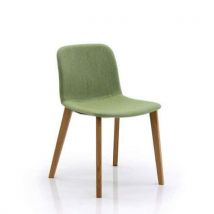 Bethan sled frame chair green