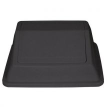 Grey Lid for 40L Bin - Flap Opening - Recyclable - Grey/Black