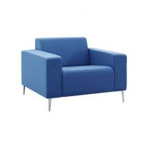 Bradley single couch with arms blue
