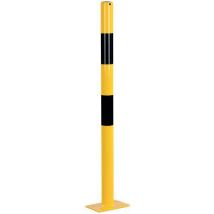 Plate mounting post - dia. 60 mm - 1000 mm - yellow/black