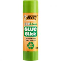 Ecolutions white glue sticks - 36 g - bic