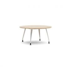 Dna circular meeting table oak 1000mm