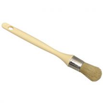 Round paint brush with pale bristles *143*