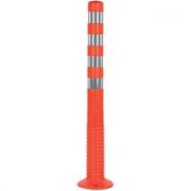 Orange polyurethane flexible post reflective strips h 1 m