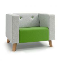 Jensen armchair green and grey