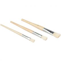 Set of 3 fitch brushes no.6 no.10 and no.14