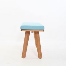 Martin oak low bench blue